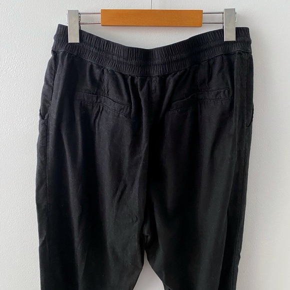 Linen Blend Joggers - Picture 5 of 5